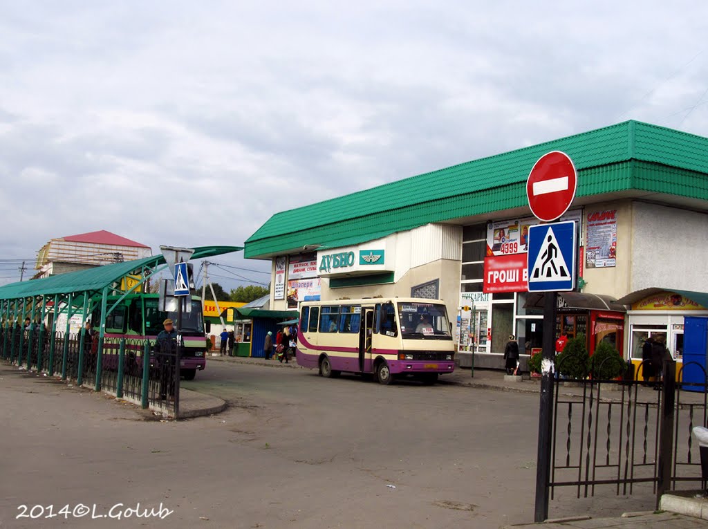 **Bus station in Dubno** Автостанція Дубно by Голубка