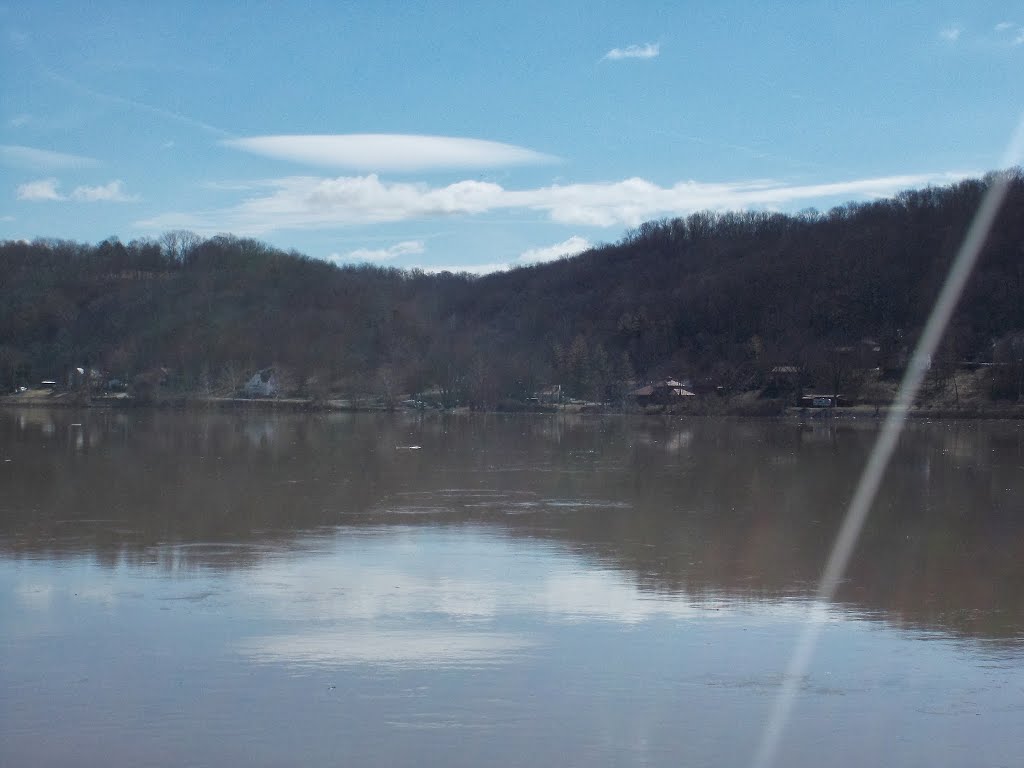 Ohio River with Rabbit Hash by pcstagg47025