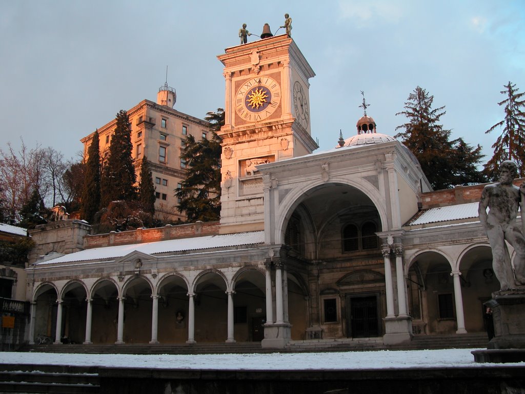 Piazza Libertà con neve by Tiz69