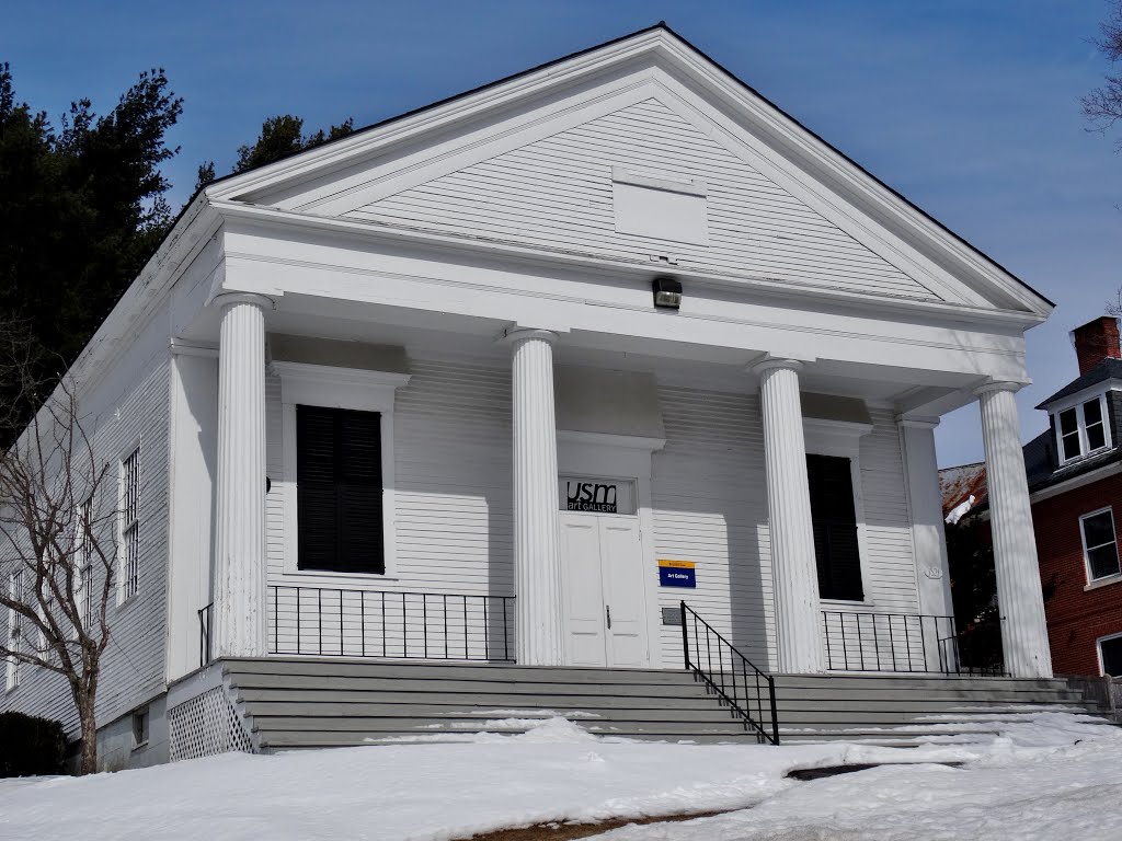 1821 Free Meetinghouse, now the Gorham Campus Art Gallery by Taoab