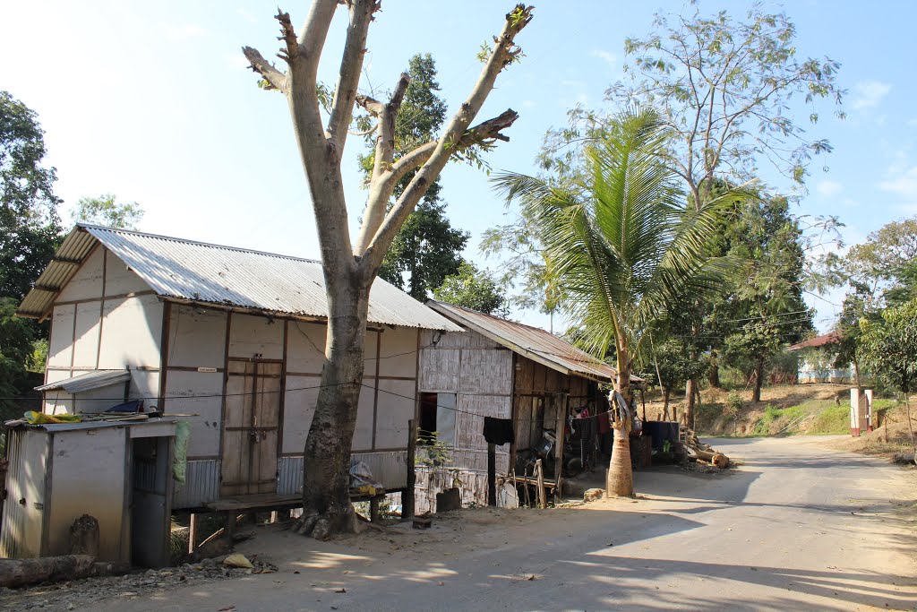 Town of Lengpui in Mizoram by Grandoodle