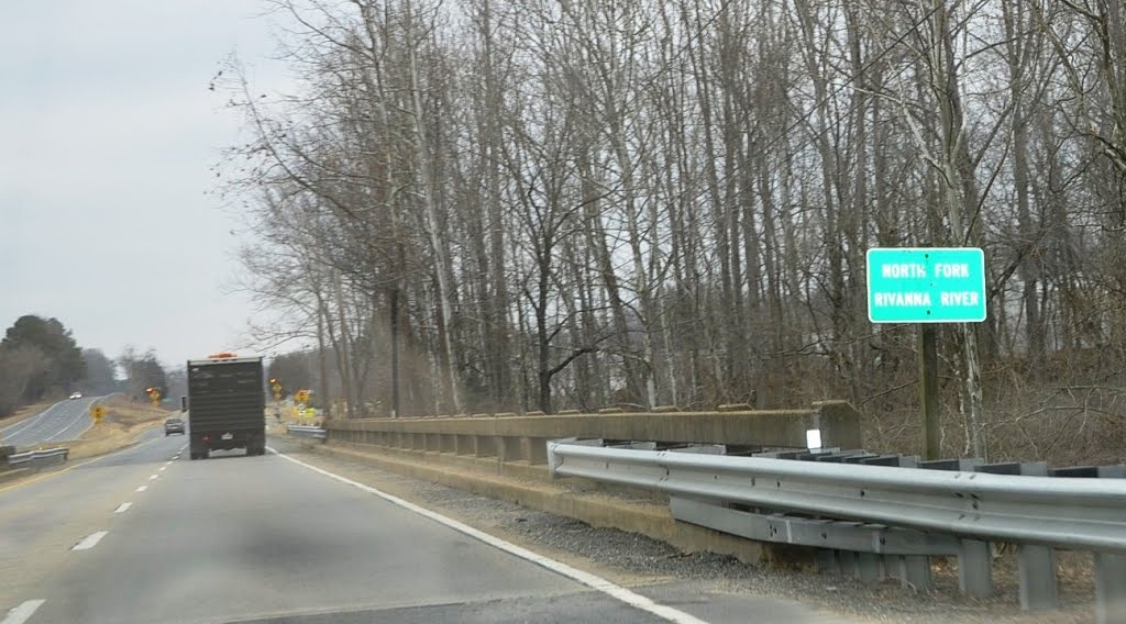 North Fork, Rivanna River, U.S. Route 29, Northbound by Seven Stars