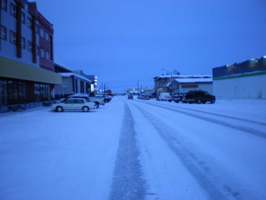 Downtown Inuvik by Eli Arkin