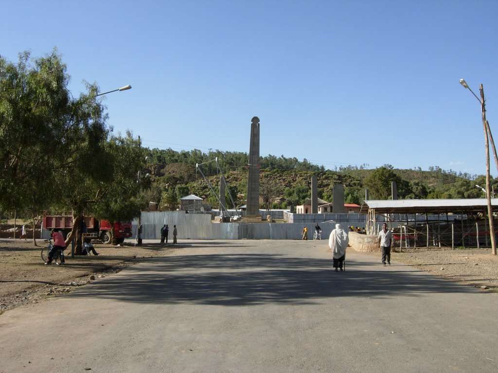 Axum, main stelae field by Olivier Vuigner