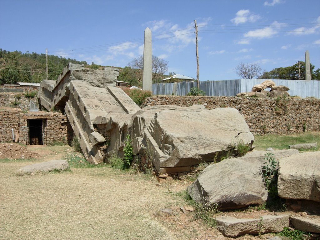 Axum, main Stelae field by Olivier Vuigner