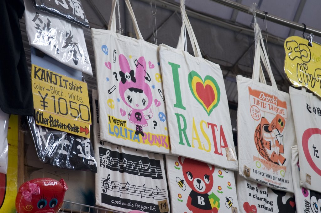 Shop on Takeshita Dori by Rukawa