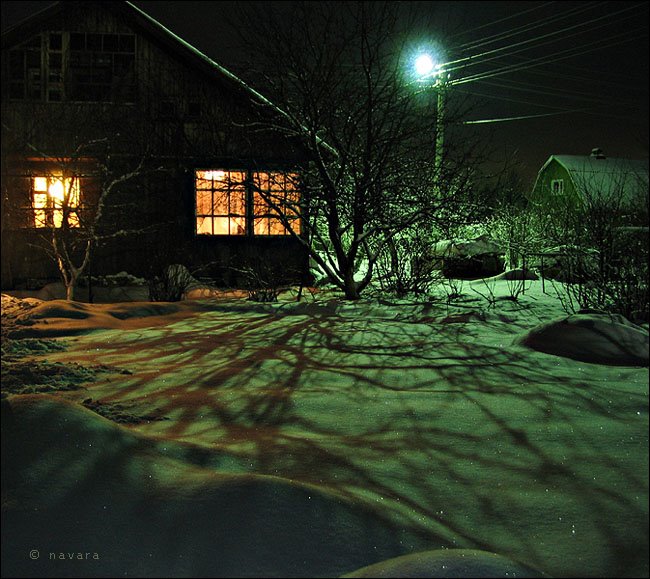 Winter in the countryside by Peter Danilov (navar…