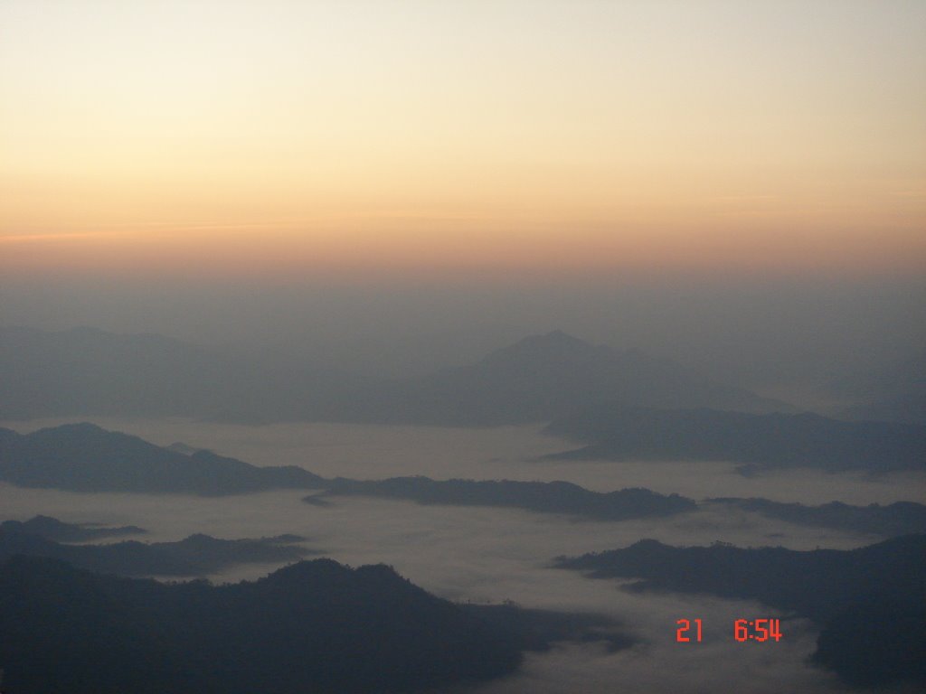 Laos view from Phu Chee Fah by Hemmarat