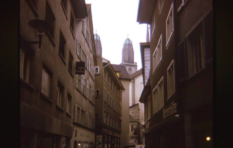 Side street in Zurich 1974 by us66bill