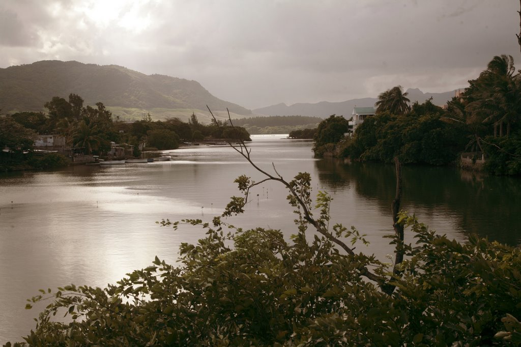 River view, Mahebourg, Mauritius by Cindy Rumley