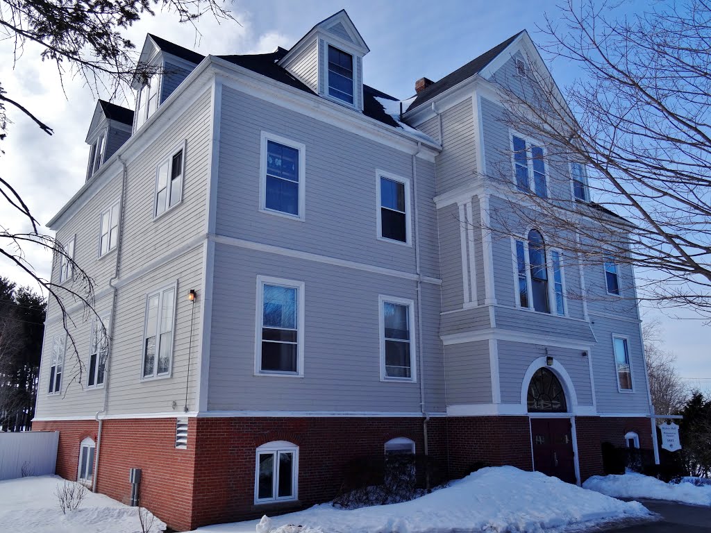 1893 Ricker Hall, Kent's Hill School Historic District, Main St, Readfield, Maine by Taoab