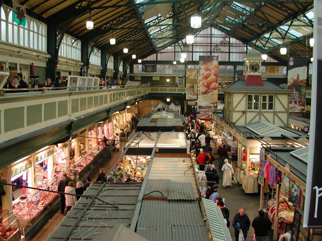 Cardiff Market, St Mary Street, Cardiff by I Lagardien