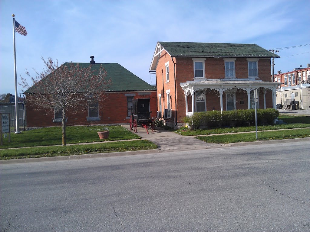 Cedar County Sheriff's House and Jail- Tipton IA by kevystew