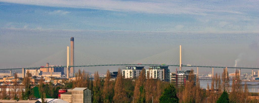 Queen Elizabeth II Bridge, Dartford, United Kingdom © PhilRHamar by Phil R Hamar