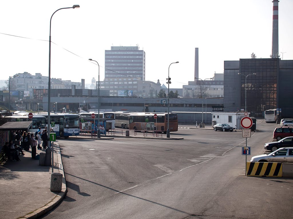 Autobusové nádraží Praha Holešovice by SvatoplukH