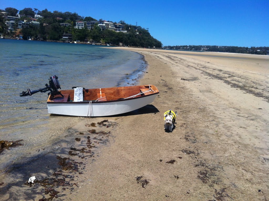 Deeban Spit, Low Tide on Port Hacking by John Kinnane