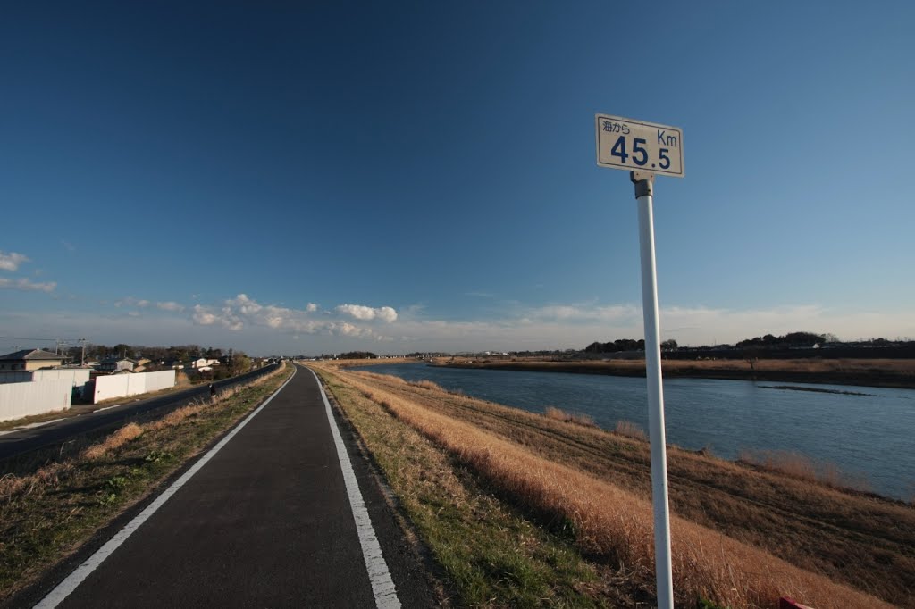 20140303　江戸川の海から45.5km地点（野田市） by rerereno-ozi3