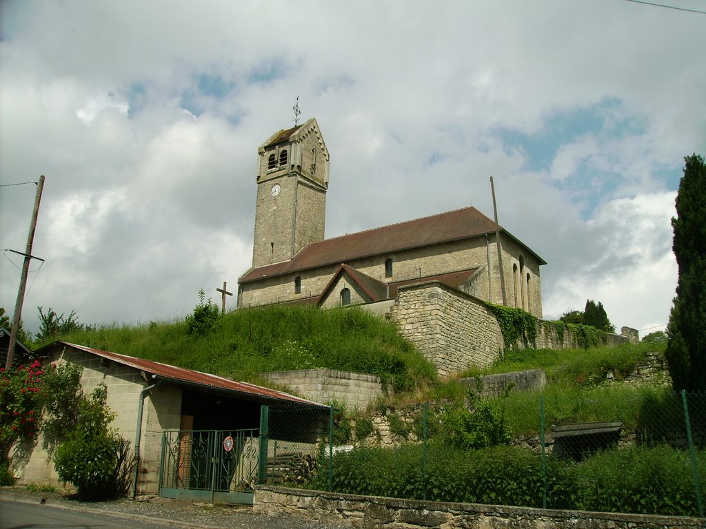 Kirche von Chamouille by Wolfgang Küfner