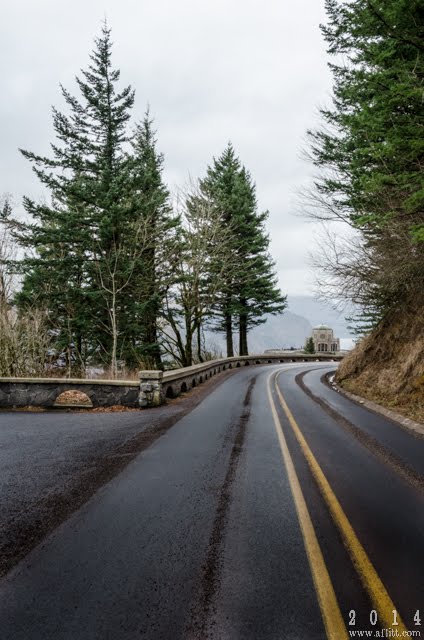 HCRH towards Vista House (2014) by A. F. Litt