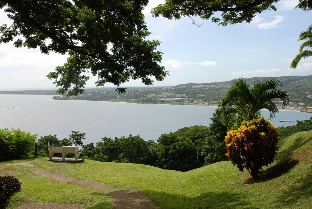 View from Fort King George to Scarborough bay by Olaf Gehrmann