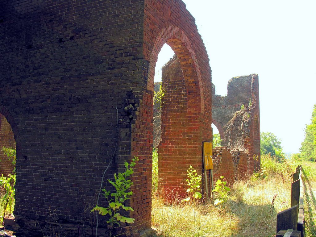 Ruins Of Old Civil War Armory. by sedgwick