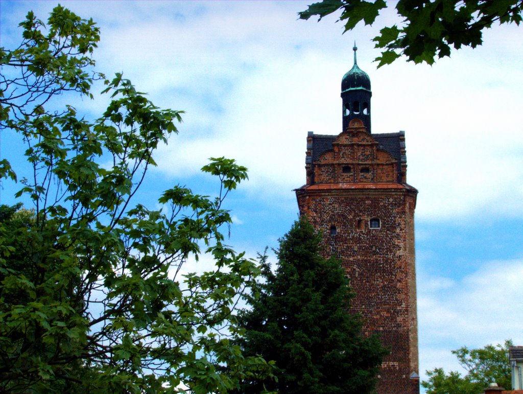 Hallescher Turm Delitzsch by Axel Pittschaft