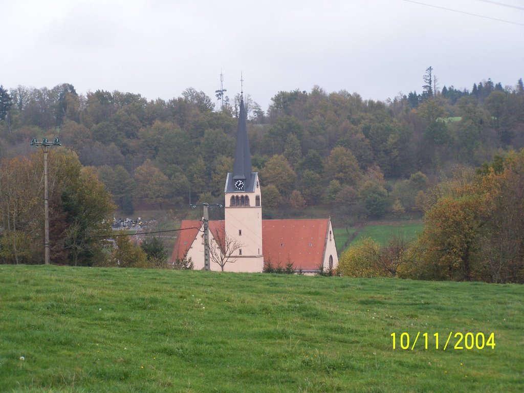 Eglise de Troisfontaines by Nicolask