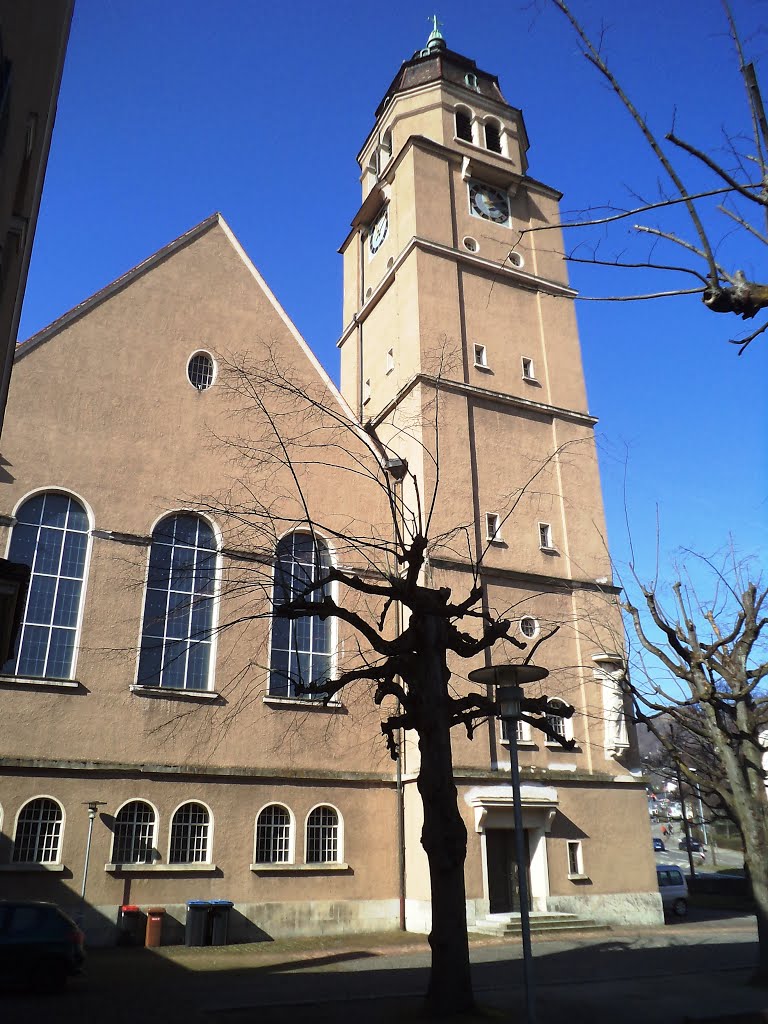 Christuskirche 1909-12 in Brötzingen by Kurt Delikurtev