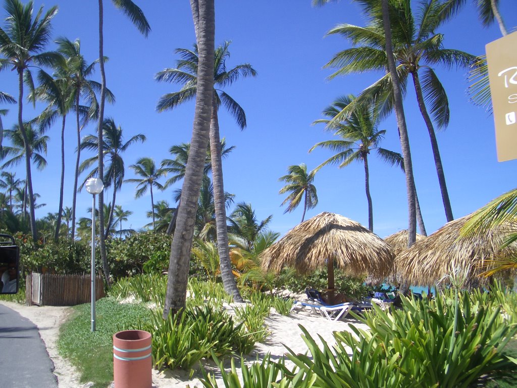 Acceso a Playa Bávaro desde hotel Grand Palladium by matogrande