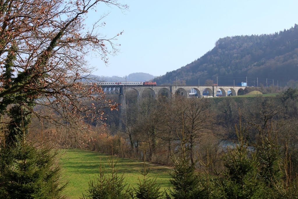 Eisenbahnbrücke Eglisau by Uwe Häntsch