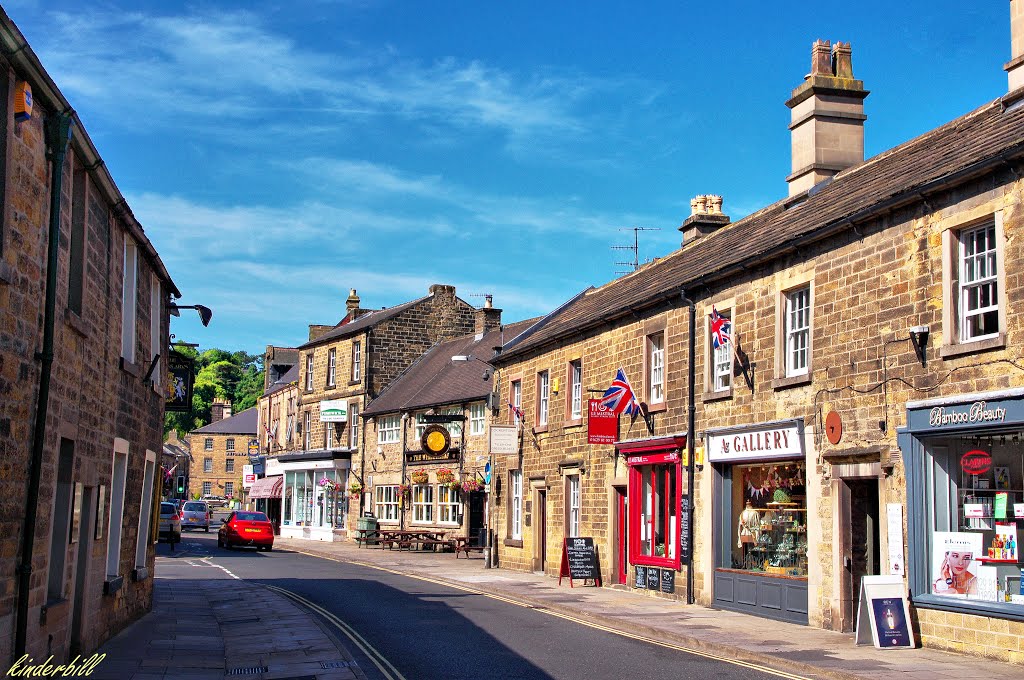 "Bridge Street, Bakewell" peak district. july 2013 by kinderbill