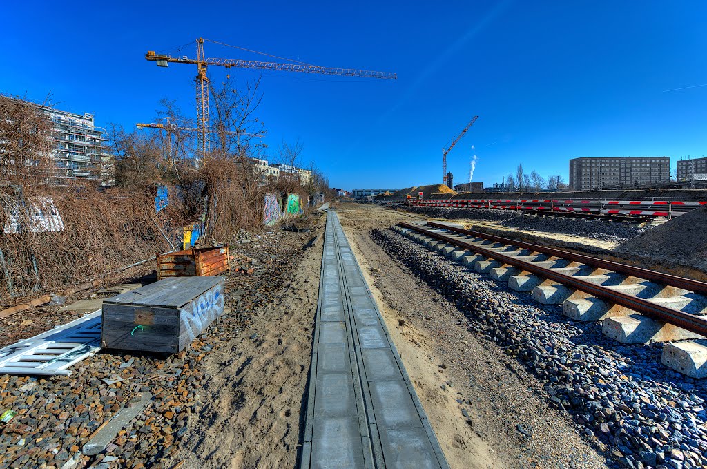 Die Bahn baut an der Revaler Straße by DetKan