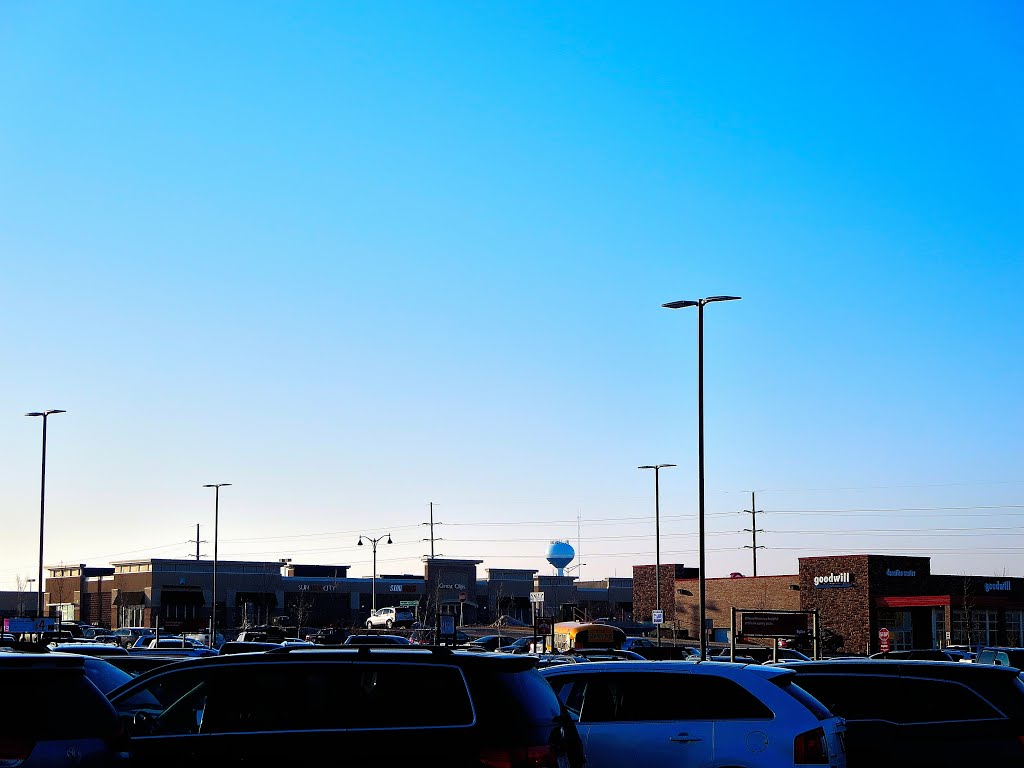 Looking West from the Hy-Vee Parking Lot by Corey Coyle