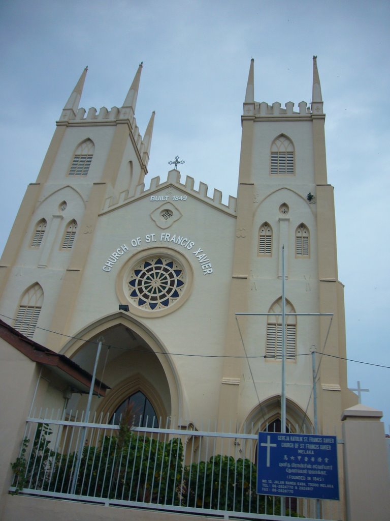 St. Francis Xavier Church Malacca(1849) by Daniel (Pg)