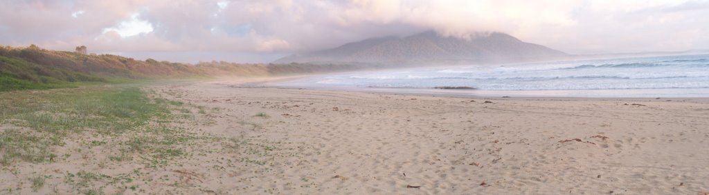 View of North Brother Mountain from Dunbogan Beach by jon84m