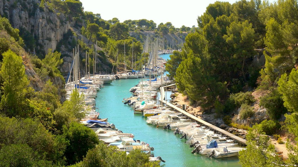 An den Calanques von Cassis by Georg Schreiner