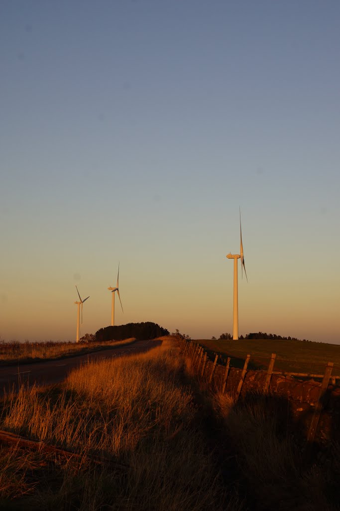 Hedleyhill Lane Turbines by Mike Shields