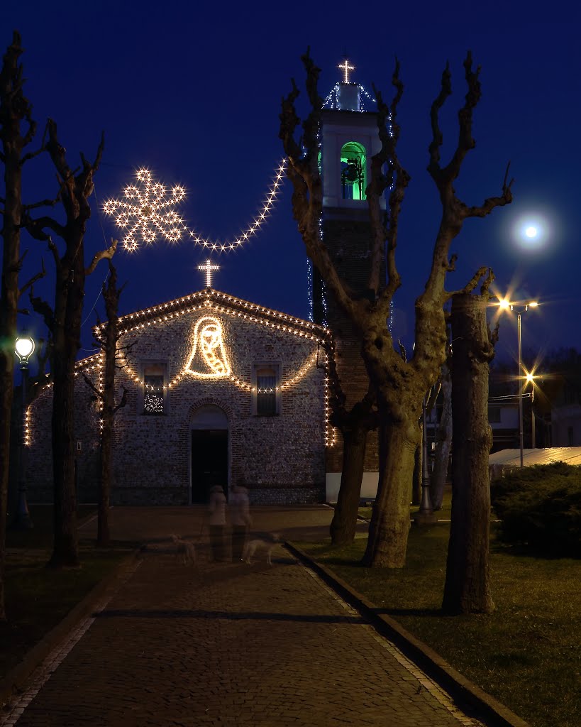 Madonna de Marz con sdoppiamento speculare by Paolo Lazzarini