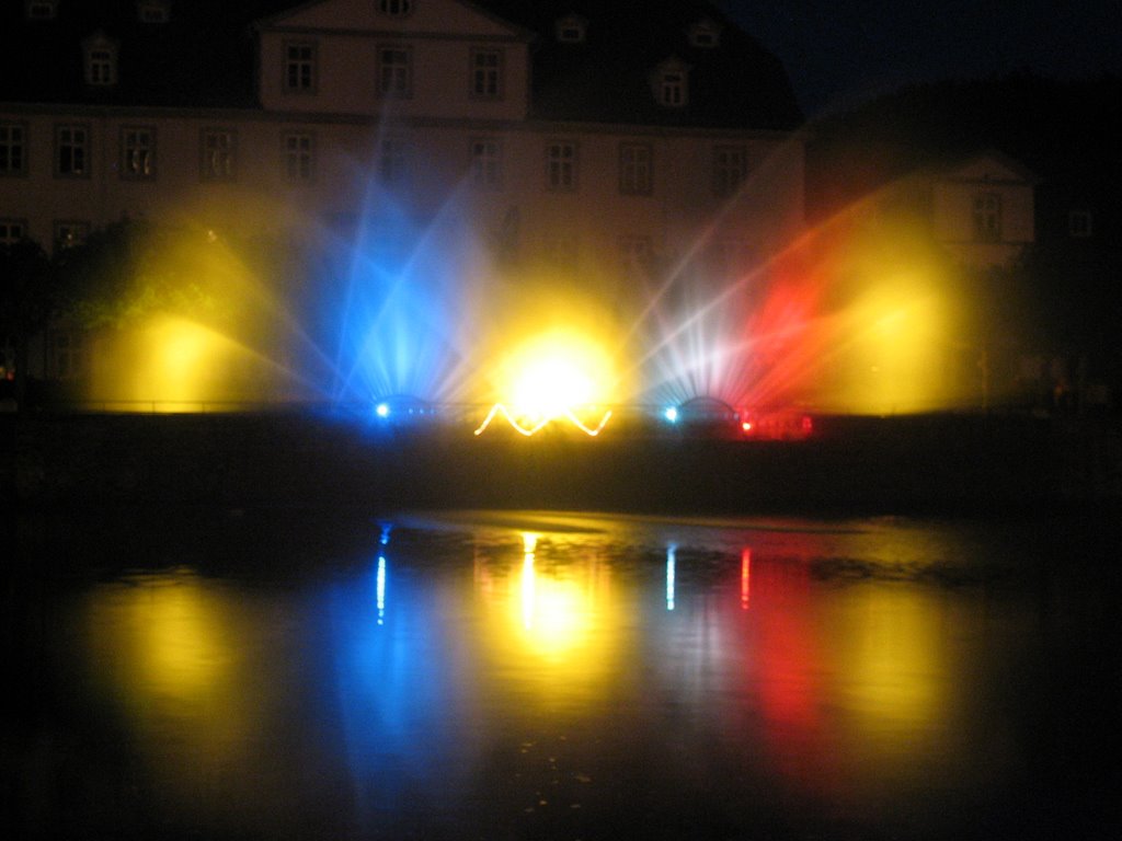 Wasserspiele Hafenbeleuchtung 2008 by Sven Messerschmidt