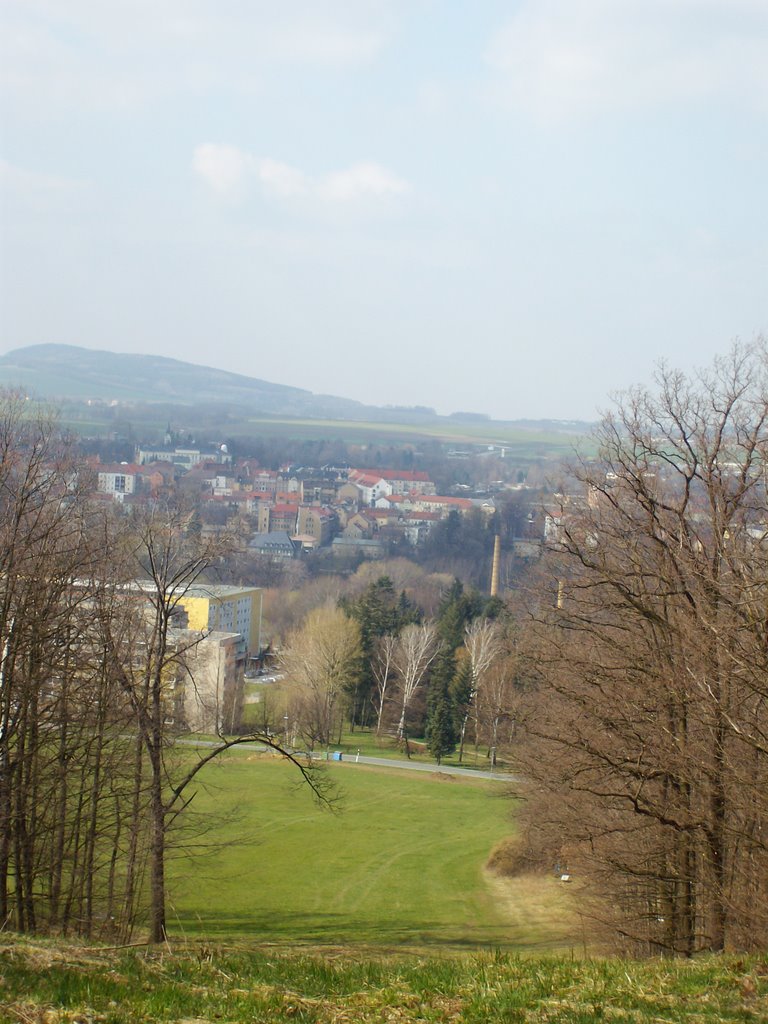 Skiwiese und Stadt Löbau by alexander_weber