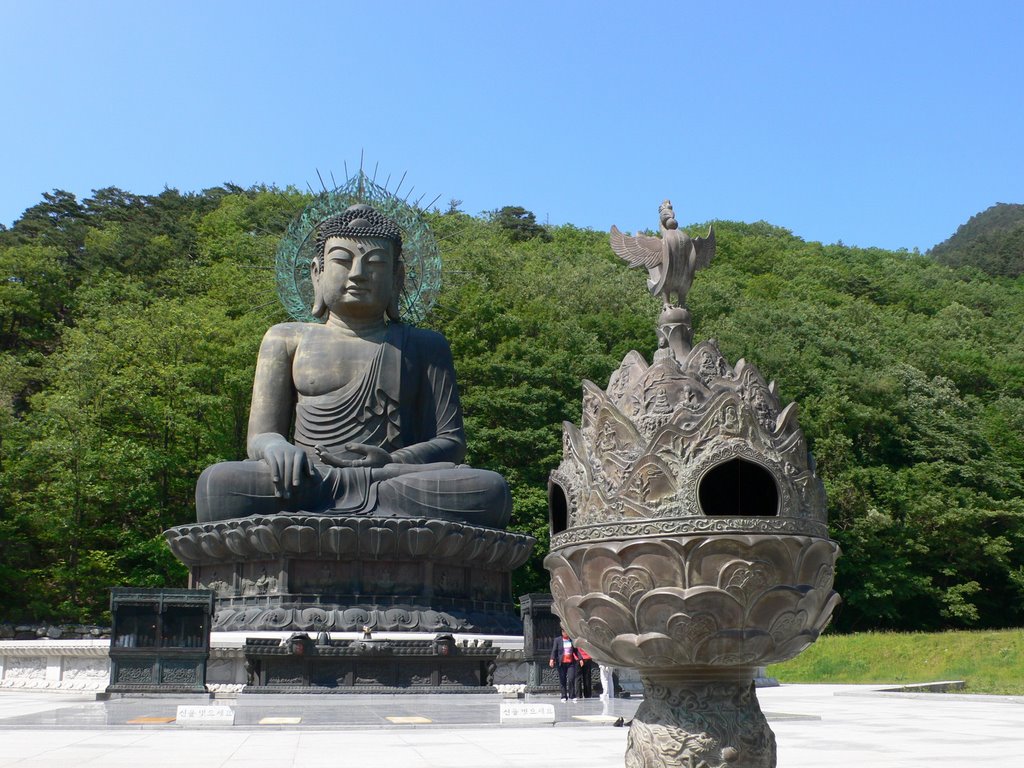 설악산(雪嶽山, soraksan) 통일대불(統一大佛)과 향로(香爐) by 오남수, 吳南洙, oh namsoo