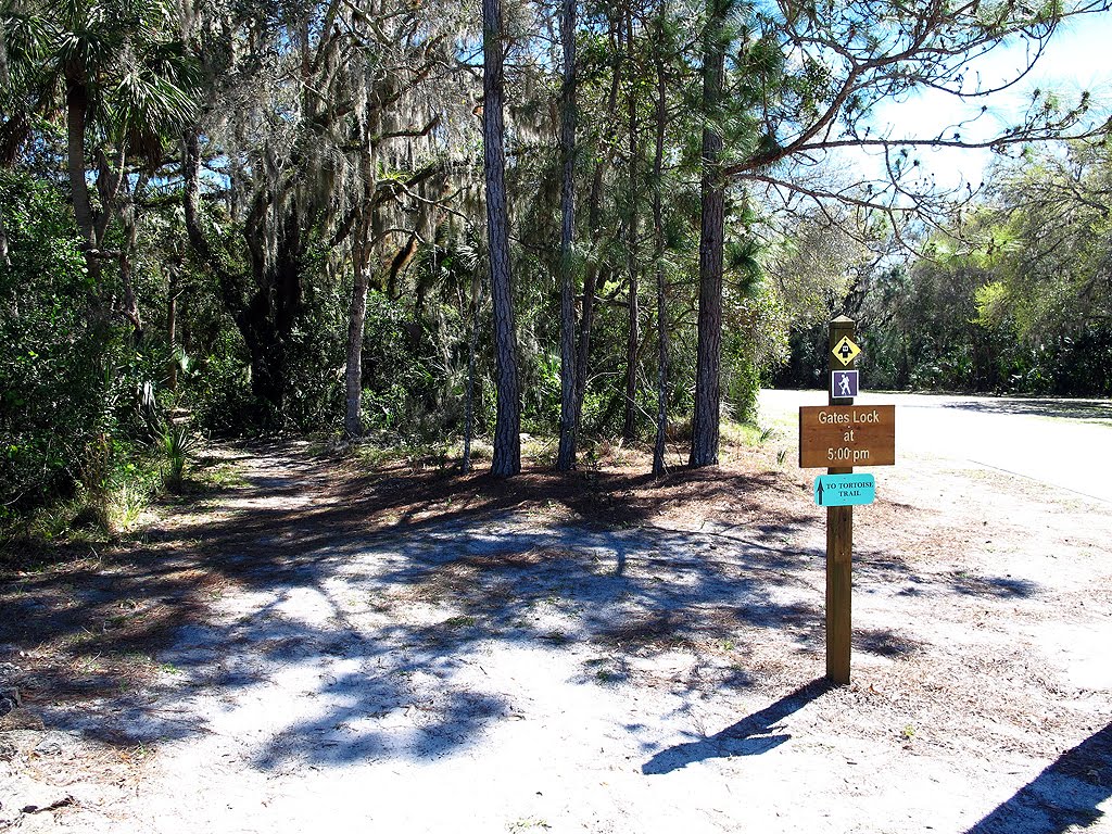 Entrance to Tortoise Trail by Tom Choma