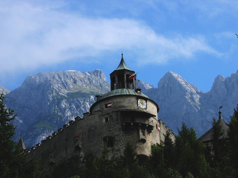 Castle of Werfen by Tiberius Gallus