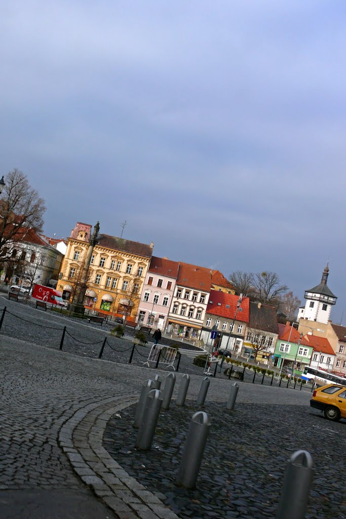 Roudnice nad Labem / Raudnitz an der Elbe, Karlova Square by sunmaya