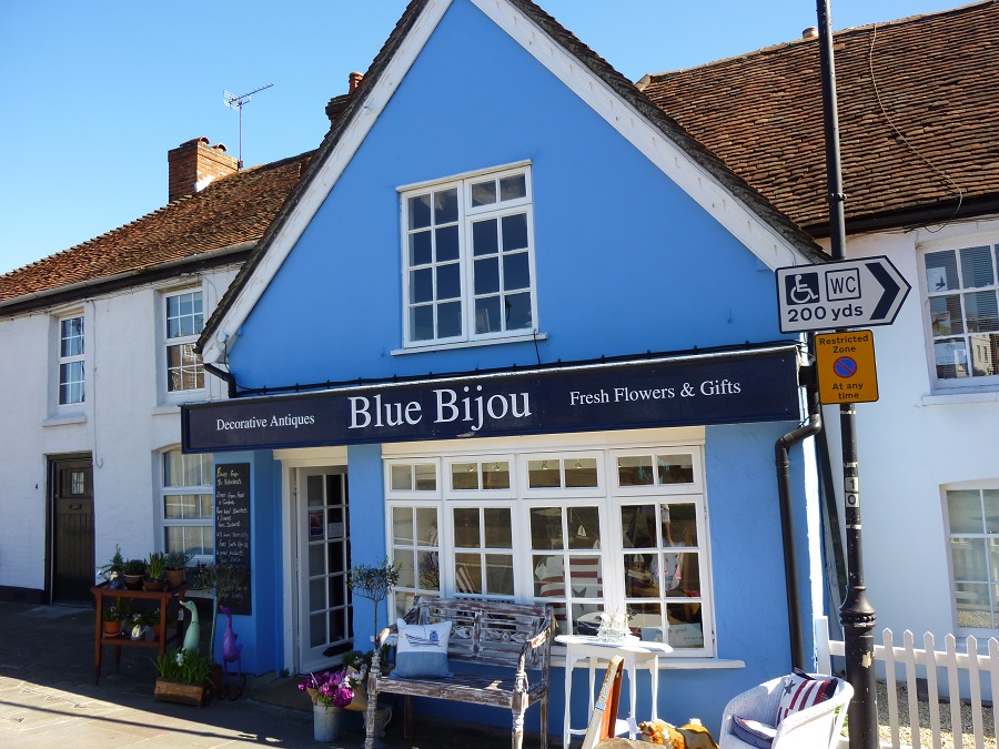 Blue Bijou Hamble Antiques Shop by Gracie Griffiths