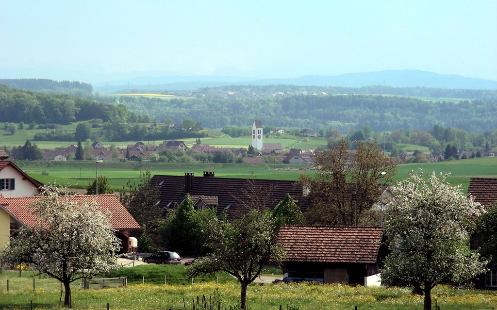 View from truttikon to ossingen by B-59