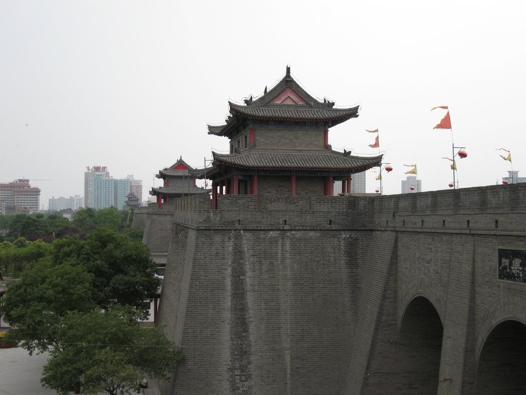 City Walls, Xian by Prof. Richard T. Mor…