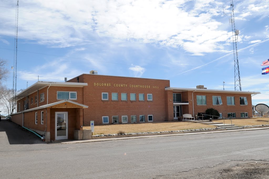 Dolores County Courthouse (1953) Dove Creek CO 3-2014 by TGrier