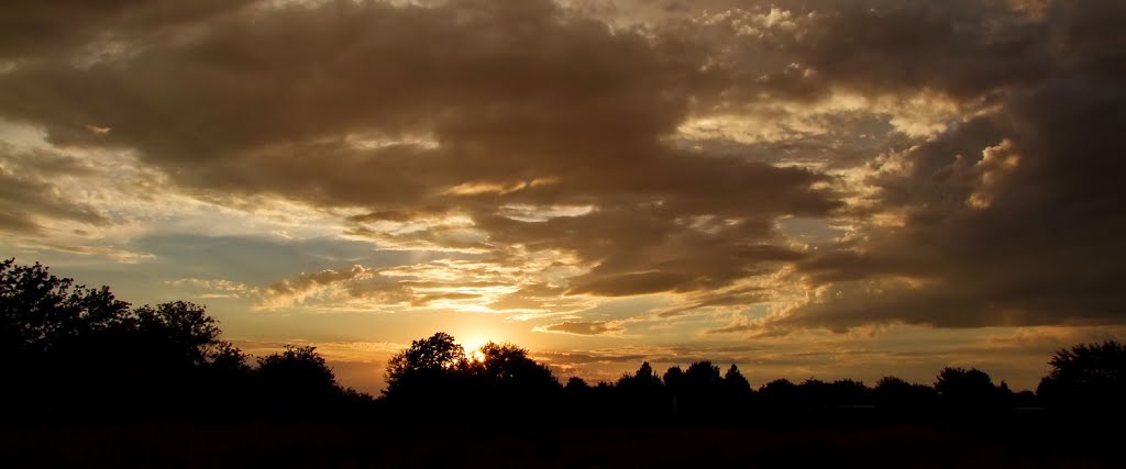 Sunset at Hyatt Hidden lakes park by Neale J