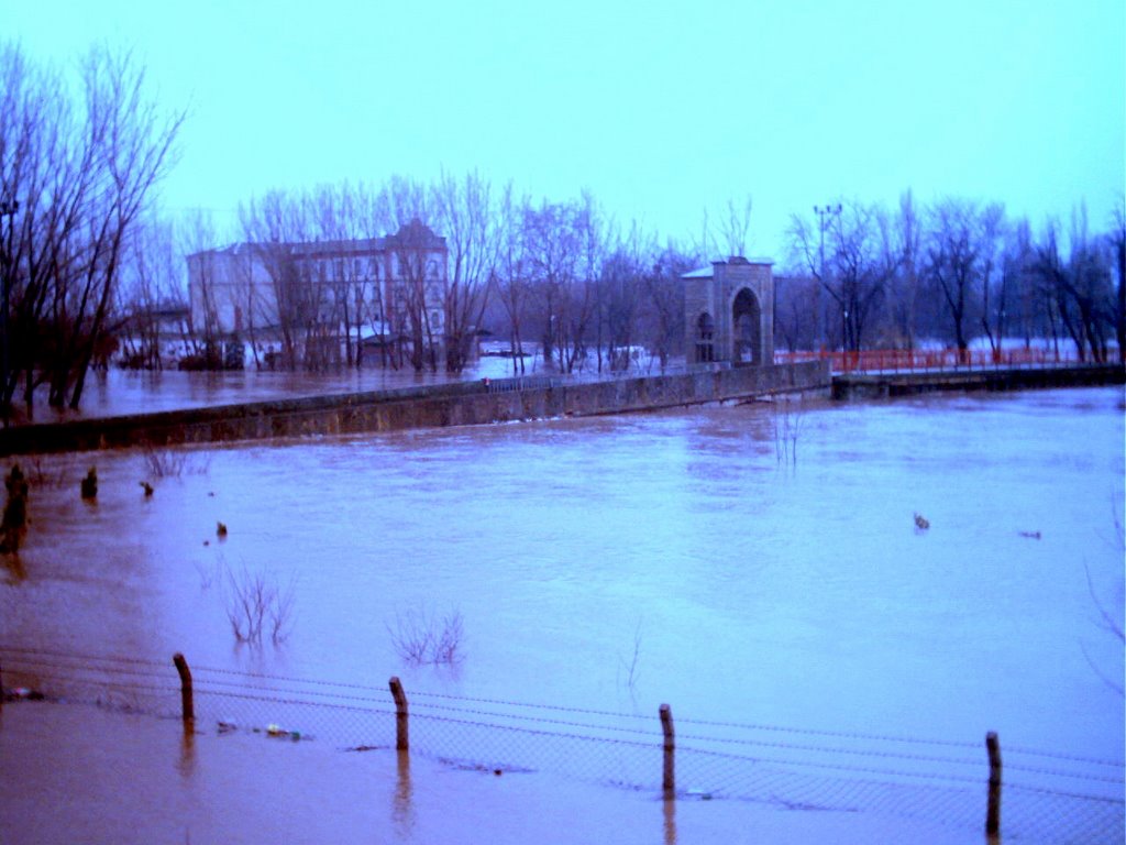 Nehir Taşkınları(2006 Tunca Köprüsü) by Bahattin Gülşen